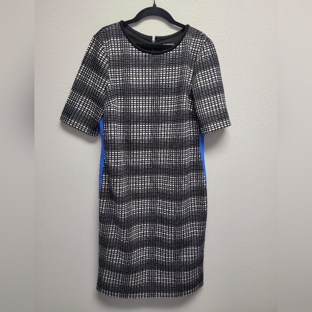 Vince Camuto Checkered Dress Size 12